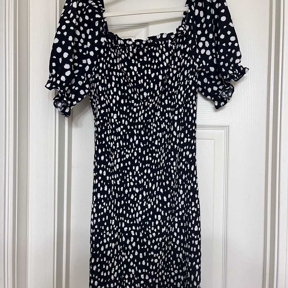 Tight Fitted Polka Dot Dress